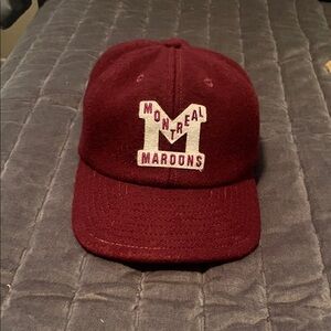 Ebbets Field Flannels Maroon Montreal Maroons Hat